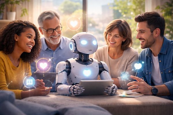 Human plus AI Designing Augmented Social Support