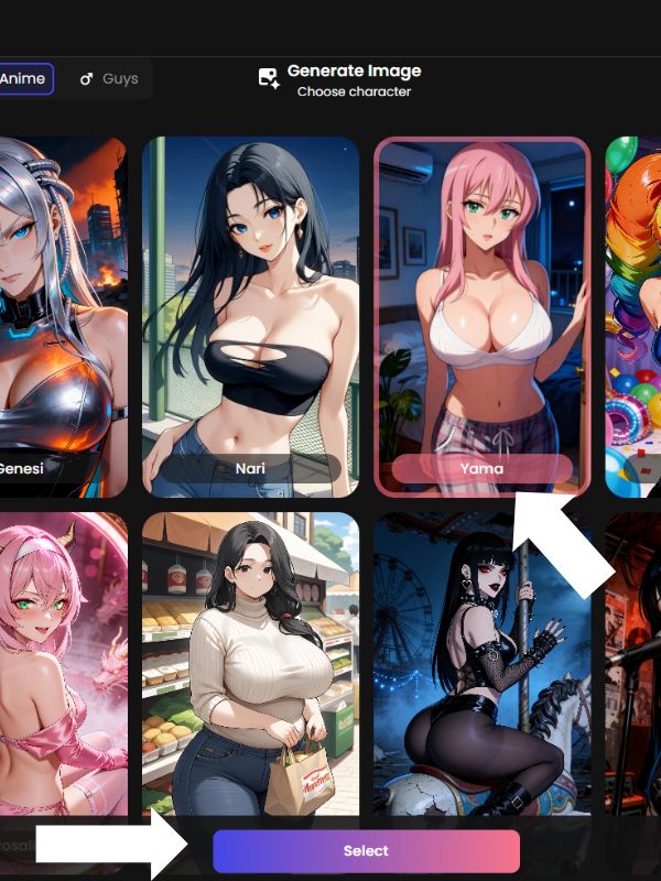 Step 1 Pick A Character