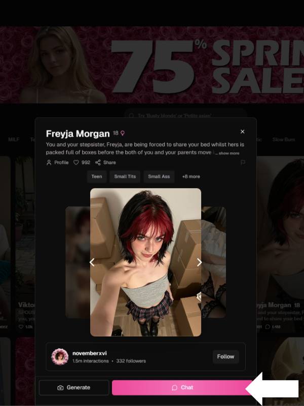 Step 2 Open the Character Profile