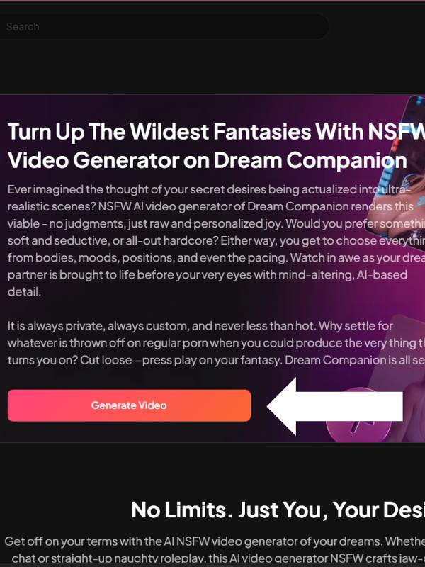 Step 2 click on Generate Video