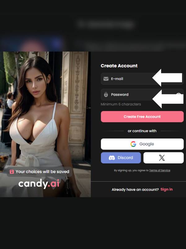 Step 3 Create an Account